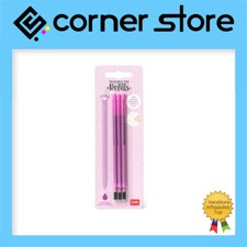 Legami - 3 Ricariche-Ricarica Penna Cancellabile - Bambini- Scuola -Refill Viola