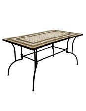 Tavolo Rettangolare 80x150 cm H 73 Mosaico Classic Design