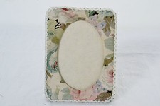 BELLA CORNICE ANNI 60 RIVESTITA IN TESSUTO E PIZZO