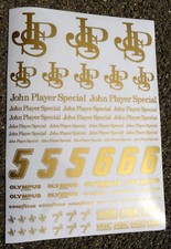 RC 1:10 scala ""JPS"" ORO retrò Nascar Drift 1/10a gara decalcomanie rally adesivi