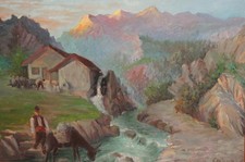 Dipinto ad olio vintage