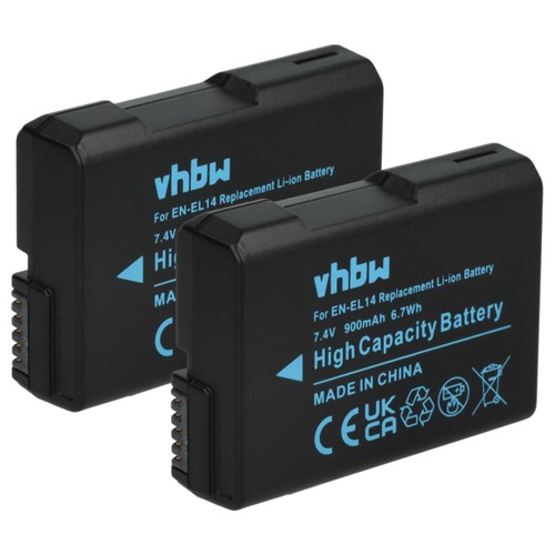Batteria per nikon coolpix - 2x,