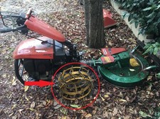 Coppia di ruote in ferro per