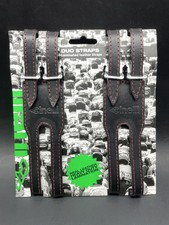 CINELLI LEATHER TOE STRAPS DUO PISTA TRACK ICS  BLACK  PEDALS NOS NIB CMT