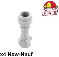 Lego 4x minifig arme weapon lightsaber hilt manche sabre laser gris 64567 NEUF