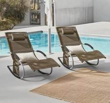 Set 2 sdraio dondolo lettini