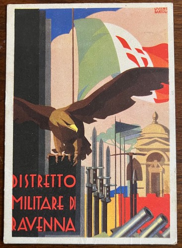 Cartolina militare distretto - militare, "distretto