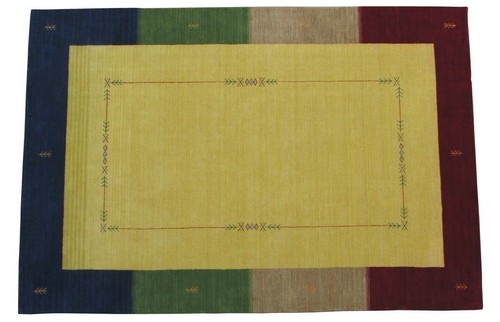 Tappeto gabbeh giallo oro 100 - oro, 100%
