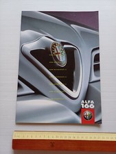Alfa Romeo 166 modelli 1999 depliant italiano originale