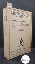 Minazzi, Fabio. , Papi, Fulvio. Il pensiero di Giulio Preti nella cultura filo