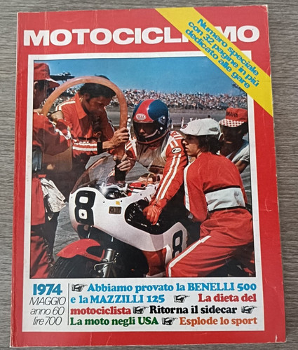 Motociclismo 1974 benelli - -,