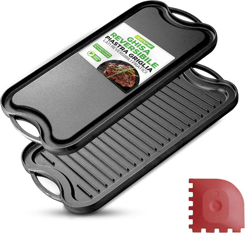 Griglia reversibile ghisa - griglia,