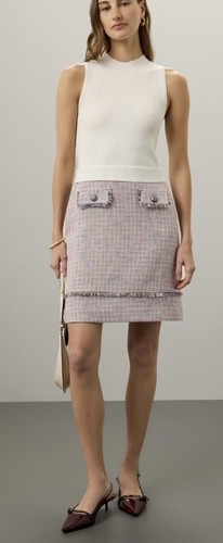 Abito finto tweed - finto, in