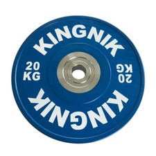 Piastre peso paraurti olimpiche 20 kg (blu) colore FMI - qualità premium