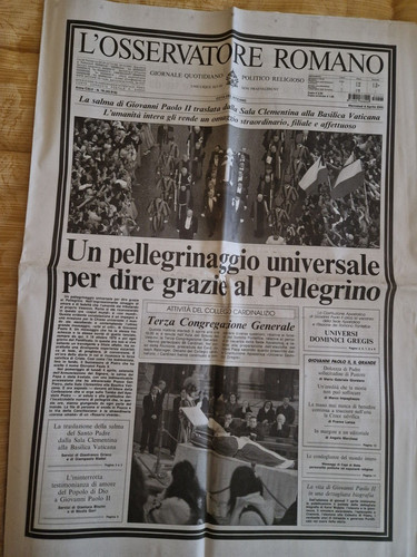Osservatore romano aprile - 6,
