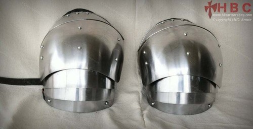 Steel pauldrons armatura - pauldrons,