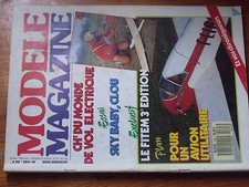 $$w Revue modele magazine N°445 FITEM  servo C 3311  Clou  Fliper  Sky Baby SF