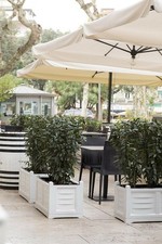 Fioriera vaso rettangolare Bama Arredo cm 80x42,5x42h  Lt 120 giardino terrazzo