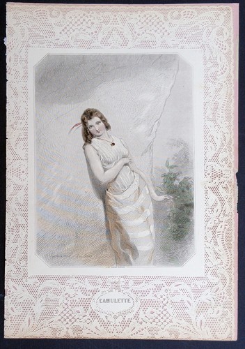 Stampa antica art - nouveau, 1889