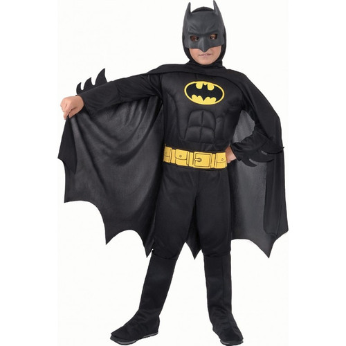 Costume batman con muscoli - con,