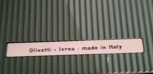 Targhetta olivetti lettera - olivetti,