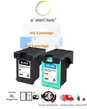 2 Cartucce per HP 336 nero HP 342 Color C3180 C3175 7850 6305 D4155 5420 2570
