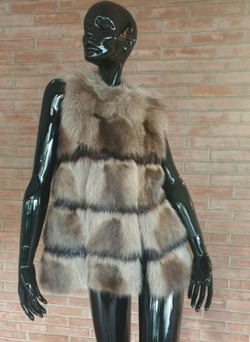 Gilet pelliccia marmotta - di,
