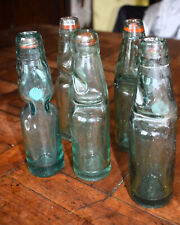 Vintage Bottiglia  CODD Gassosa con Pallina Società Vetraia in vetro anni 40