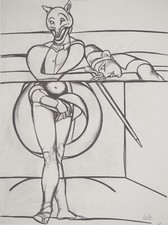 Valerio ADAMI: Amore Strano, Heliogravura Firmata, 1992