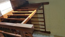 scala legno massello fatta a mano