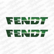 Fendt 4 Green Lettering