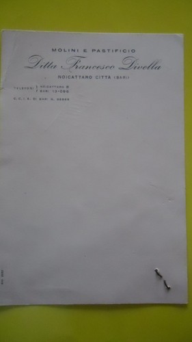 Cartolina molini pastificio - cartolina,