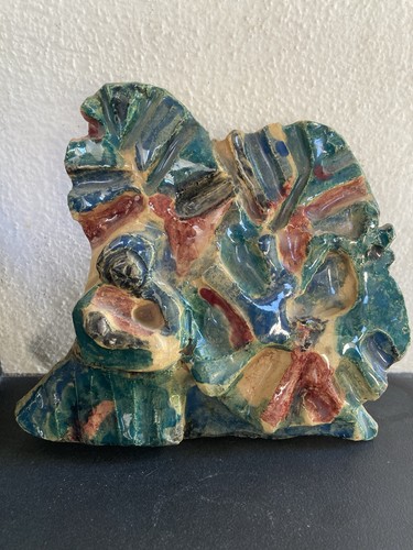 Natività terracotta smaltata