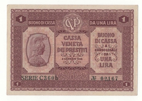 Lira buono di cassa veneta - buono,