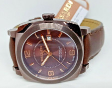 OROLOGIO UOMO TRUSSARDI 1911 SWISS MADE VETRO ZAFFIRO CINTURINO PELLE MARRONE