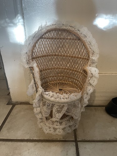 Sedia vintage vimini - vintage, mini