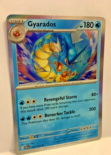 Gyarados holo pokemon - gyarados,