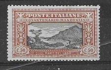 Stamps 1923 republic manzoni - stamps,
