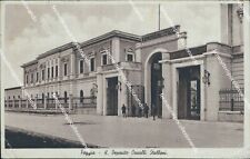 bg418 cartolina foggia citta' r.deposito cavalli stalloni 1939