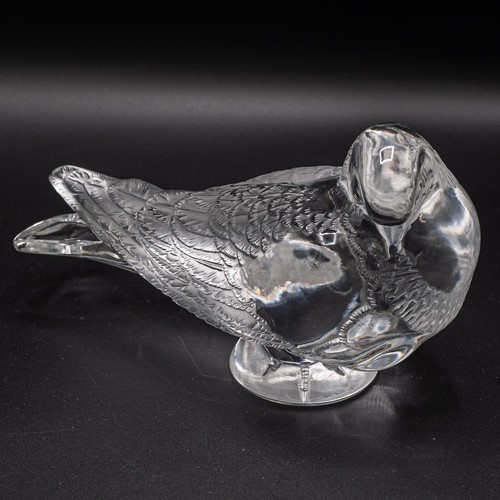 Lalique france crystal pigeon - france,