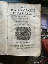 2 Volumi Traiano Boccalini