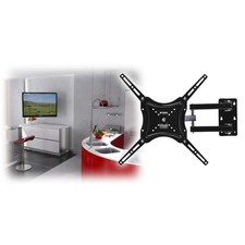 Staffa di appoggio da parete con braccio snodabile per TV LCD LED Plasma 3D 50"