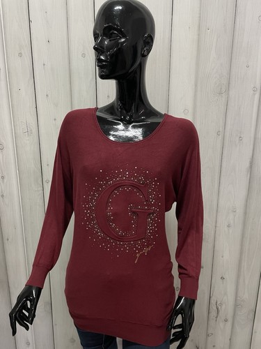 Guess donna maglia - donna, bordeaux