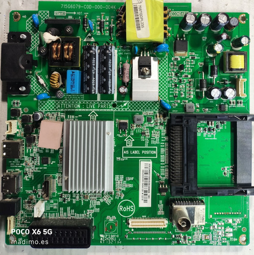 Mainboard philips 32pfl3088 - tv,