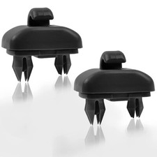 2 pezzi clip visiera parasole nera 8E0857562A per Audi A3 A4 A5 Q5 A7 B6 B7 B8 S4 S5 TT