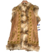 Gilet in pelle fatto a mano L