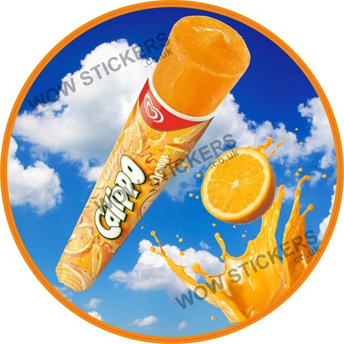 Adesivo furgone gelato calippo - gelato,
