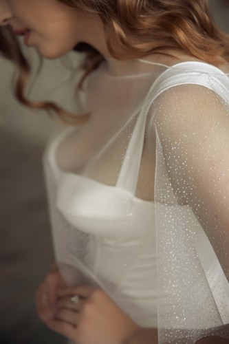 Mantella sposa glitter - mantella, da
