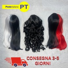 Vibrant red curly wig - vibrant,