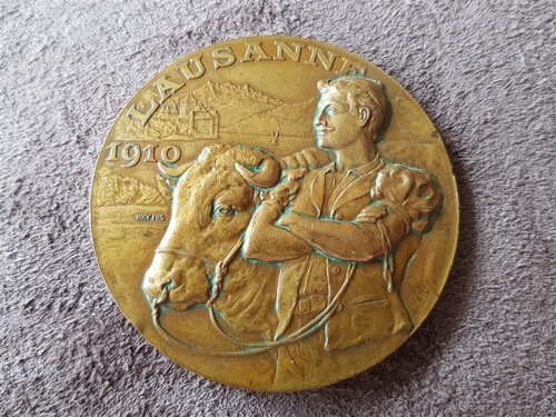 Targa svizzera bronzo per - in,